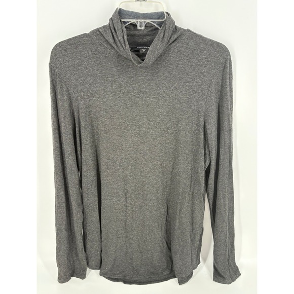 Karen Kane Women's Gray Long Sleeve Turtleneck Top Made in USA Size L - Picture 1 of 7